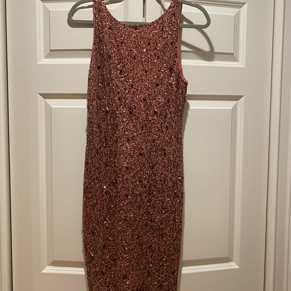 Alice and Olivia beaded dress size 10 to the knee. - Picture 2 of 4